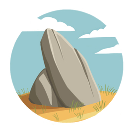 Камень в пустыне