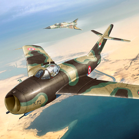 MiG-17F Egypt (box art for AMMO by Mig Jimenez )