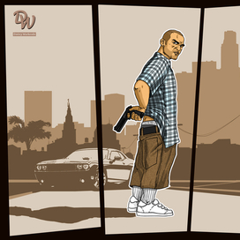 Арт на тему игр GTA