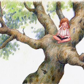 "Запах мяты". Иллюстрация "На яблоне"