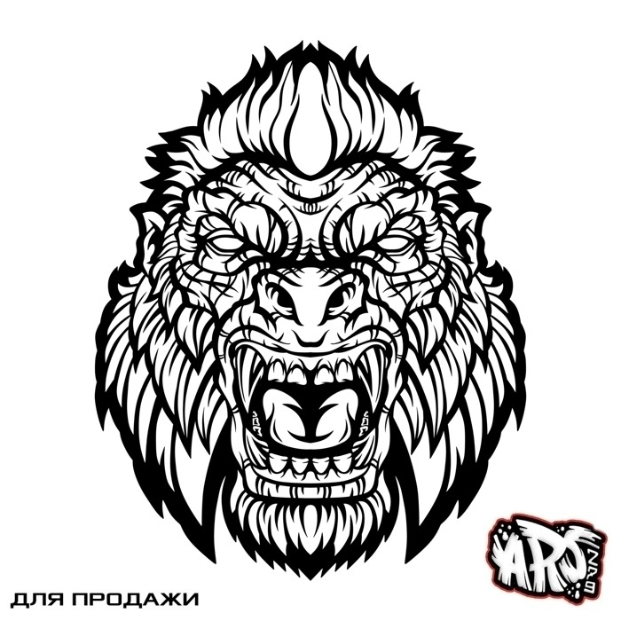 Реплика моего старого рисунка.