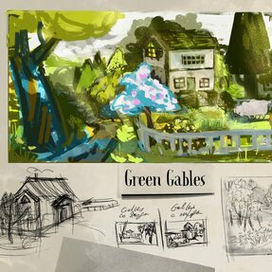 Anne of Green Gables концепт Зеленых крыш