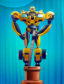 Герой, стилизованный под оскар для проекта unshared.tv