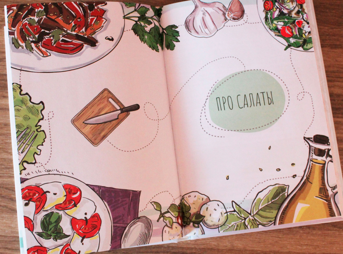 Иллюстрации для книги рецептов 