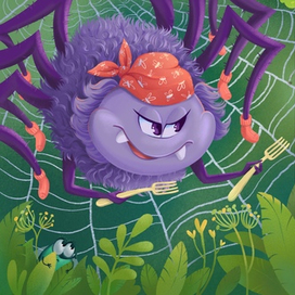 Иллюстрация к сказке Солнечный лучик