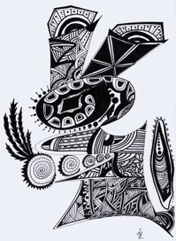 Графическая абстракция Карачевцевой Юли