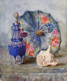 графин и ракушка