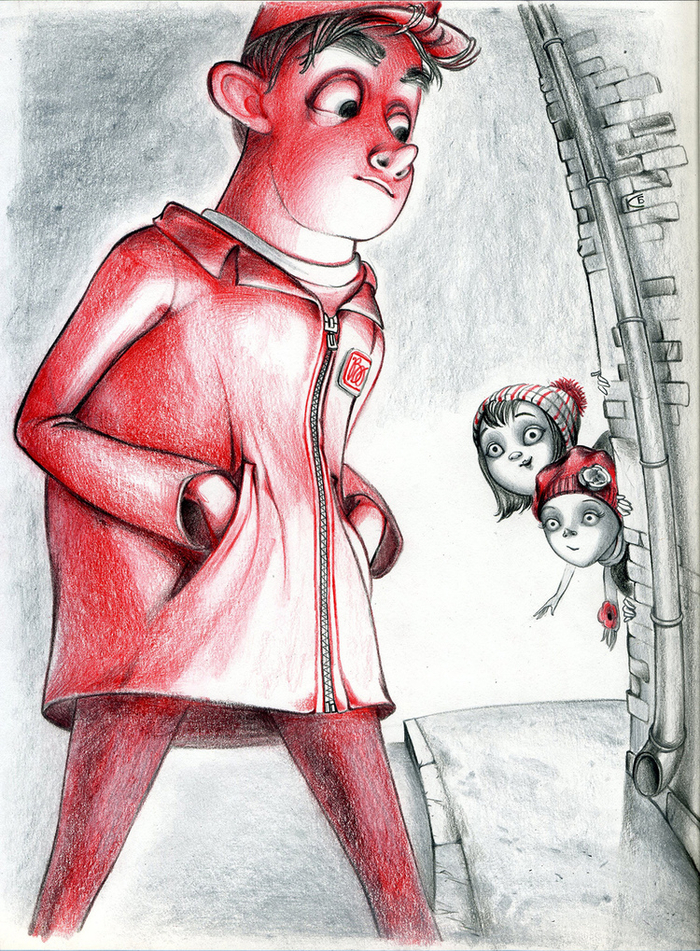 Страшилки. К рас. "Девочки и вампир".