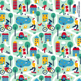 Весенний паттерн