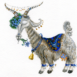 Новогодняя козочка