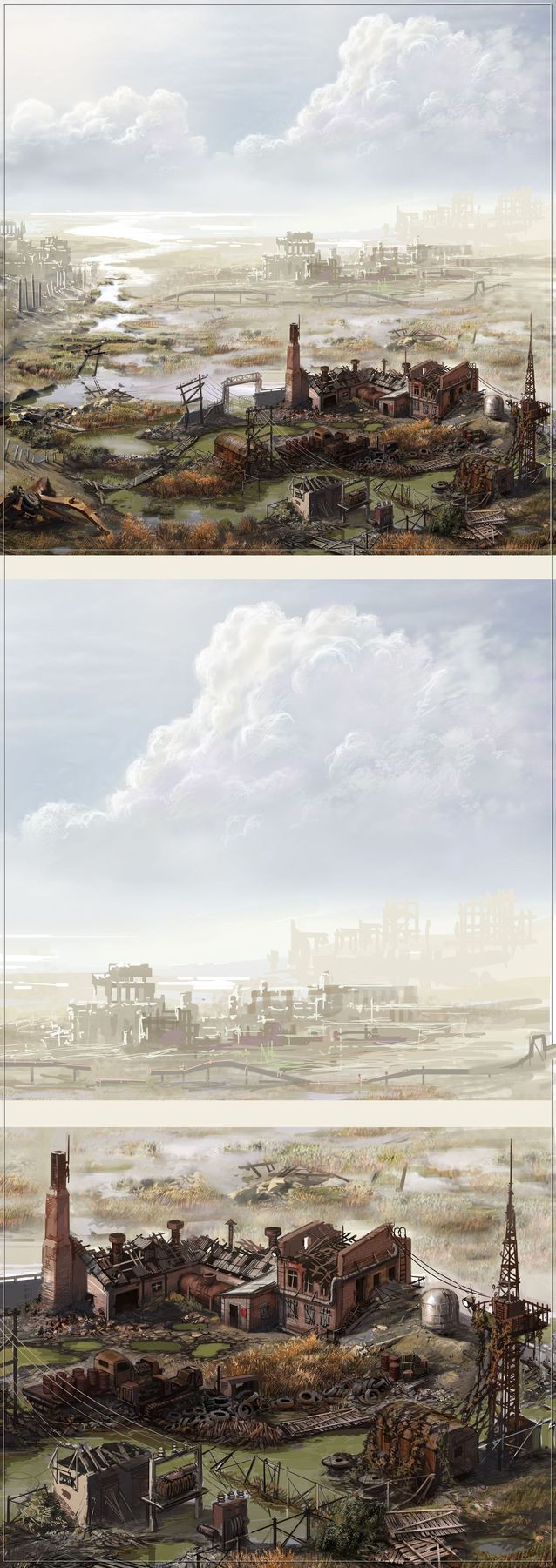 Заброшенный мехдвор- локация для ПК игры