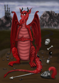 Сытый и довольный дракон