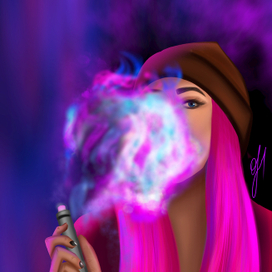 Неоновая девушка