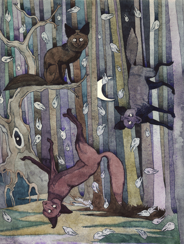 Иллюстрация к статье о дожде из куриных голов