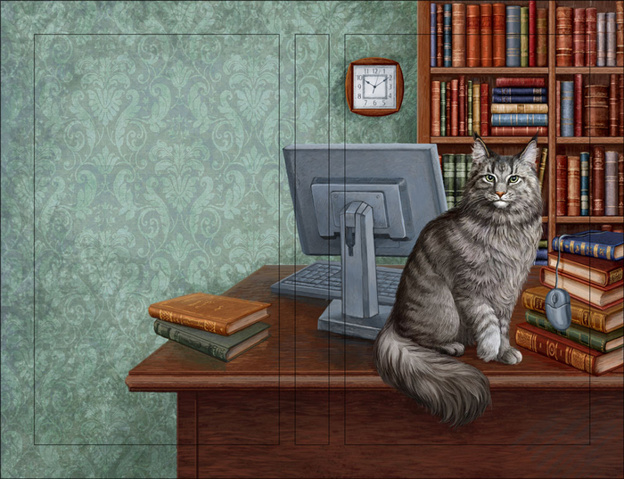 Обложка с котиком