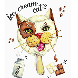 Ice cream cat