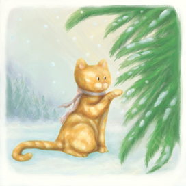 Снежное утро