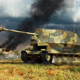 7,5cm Pak 40 auf Gw. FCM 737(f) (box art for ICM)