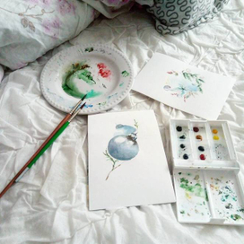 рождественская открытка 