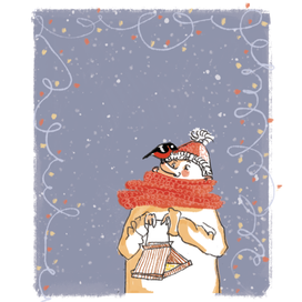 Открытка к Новому Году