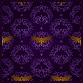 Texture Gothic hawkmoth