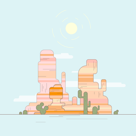 Утренний каньон