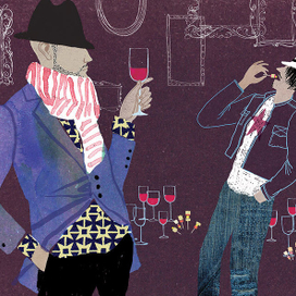 Франты на вернисаже. В итальянский GQ