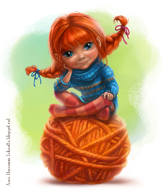 Вяжулька, персонаж