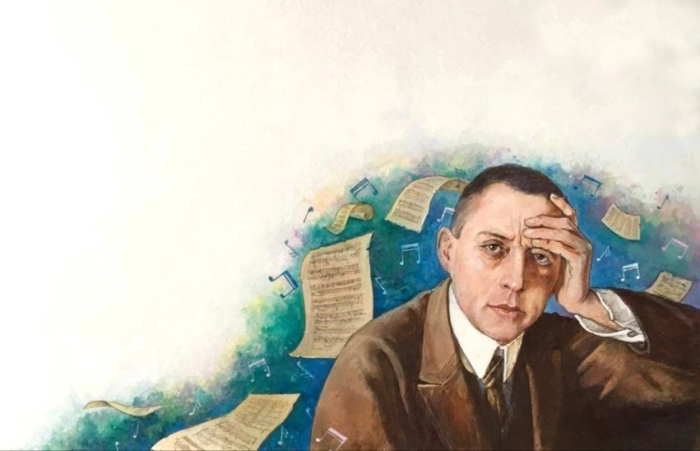 Илл. к сказке Ю. Лавряшиной "Рахманинов и снежный друг"