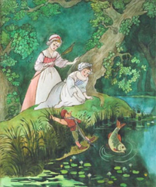 сказка братьев Гримм " Белоснежка и Алоцветик"