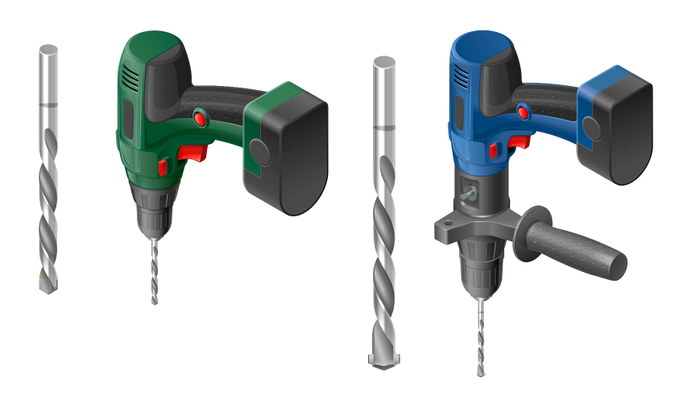 Дрель и перфоратор