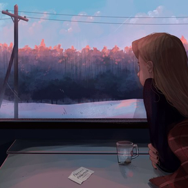 "Уютный вечер в поезде"