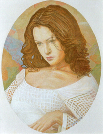 Гала. Белый портрет. (1995 г.)
