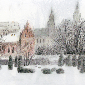 Краков зимой