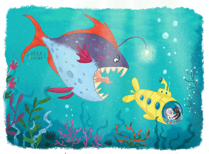 Книга о подводных приключениях 