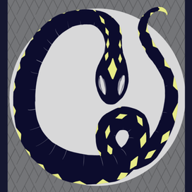 Карточка - змея