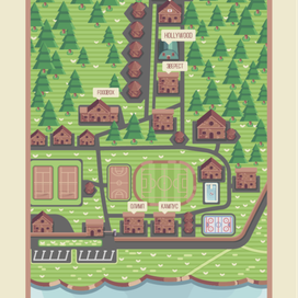 Карта местности для региональной школы