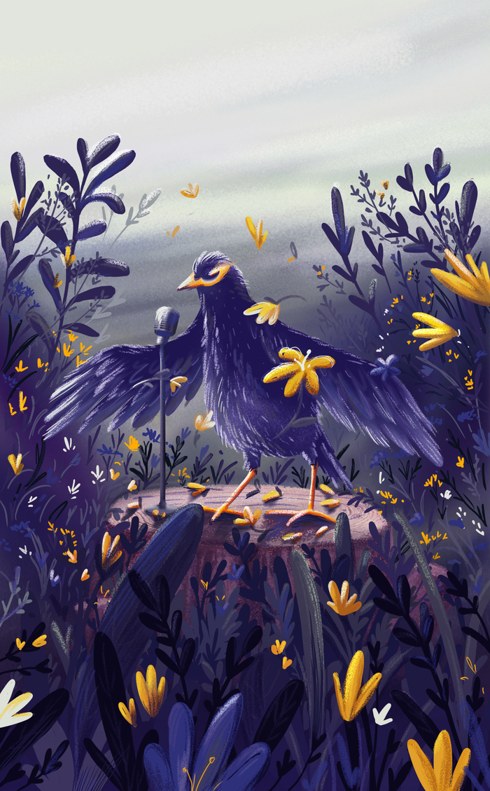 Птица Майна.