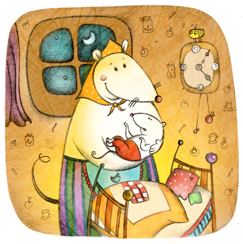 Тихо,тихо в нашей норке...