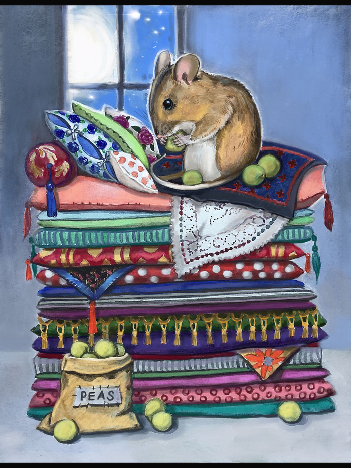 Мышь на горошине