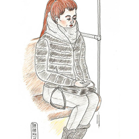 Девушка в метро