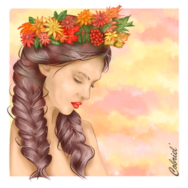 Девушка-осень