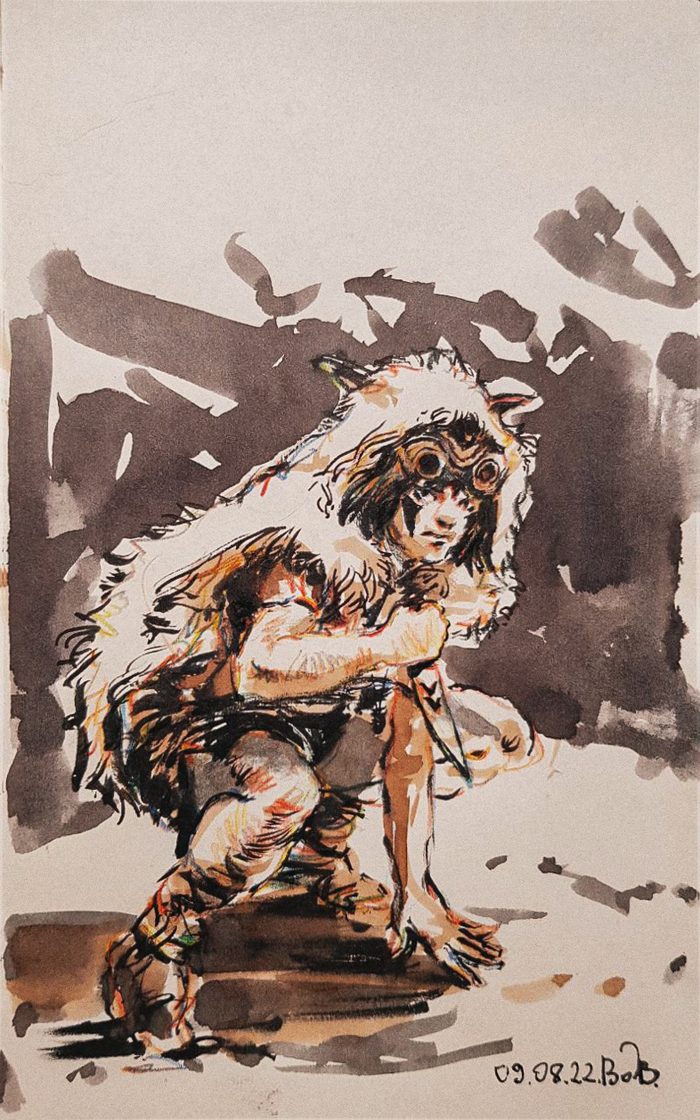 Зарисовка по референсу