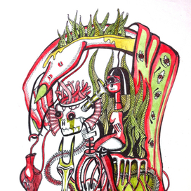 верхом на коне