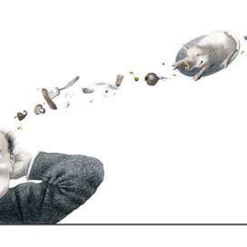 Иллюстрация к роману Я. Гашека "ПОхождения бравого солдата Швейка"