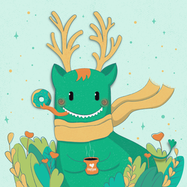 Монстрик и кофе