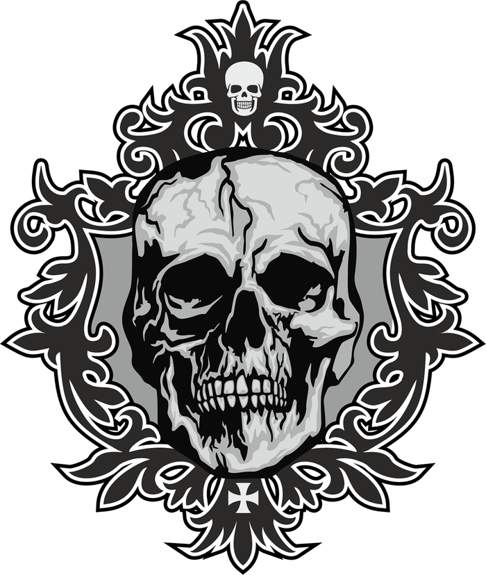 Готический череп