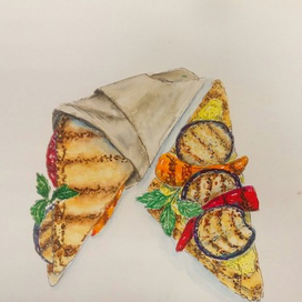 Сэндвич с овощами