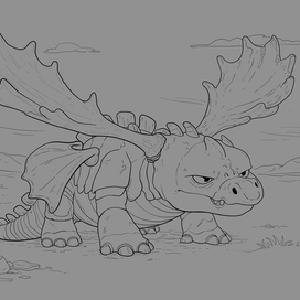 Концепт необычного животного. 