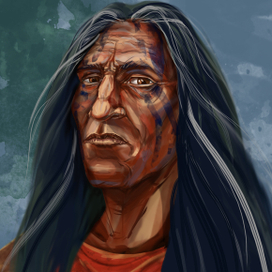 Скетч, индеец